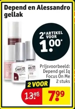 Kruidvat Depend en Alessandro aanbieding