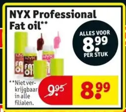 Kruidvat NYX Professional Fat oil aanbieding