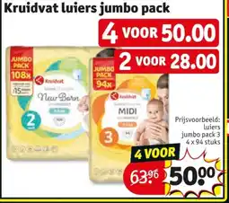 Kruidvat Kruidvat luiers jumbo pack aanbieding