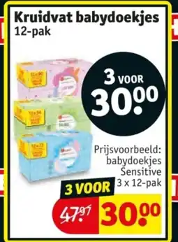 Kruidvat Kruidvat babydoekjes aanbieding