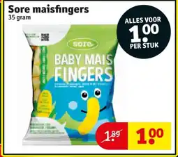 Kruidvat Sore maisfingers aanbieding