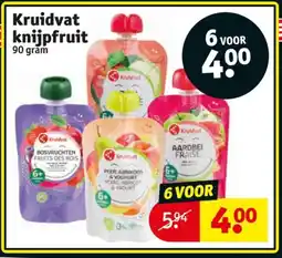 Kruidvat Kruidvat knijpfruit aanbieding