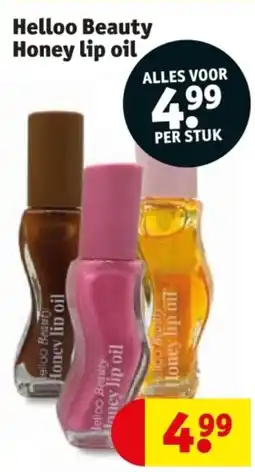 Kruidvat Helloo Beauty Honey lip oil aanbieding