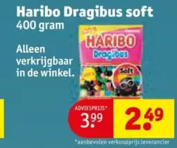 Kruidvat Haribo Dragibus soft aanbieding