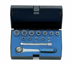 Conrad Gedore 1815598 1815598 Dopsleutelset Metrisch 1/4 (6.3 mm) 14-delig aanbieding