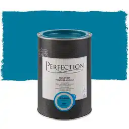 Praxis Perfection Ultradekkend Muurverf - Zijdeglans - Petrol Blue - 1L aanbieding