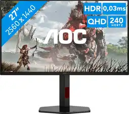 Coolblue AOC OLED Q27G4ZDR aanbieding