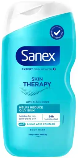 De Online Drogist Sanex Skin Therapy Vette Huid Body Wash aanbieding