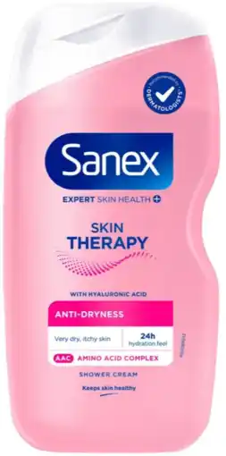 De Online Drogist Sanex Skin Therapy Anti-Droogheid Douche Crème aanbieding