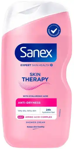 De Online Drogist Sanex Skin Therapy Anti-Droogheid Douche Crème aanbieding