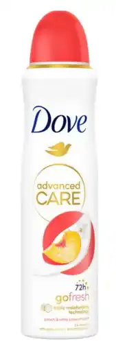 De Online Drogist Dove Advanced Care Go Fresh Peach Deospray aanbieding