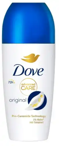 De Online Drogist Dove Advanced Care Original Anti-Transpirant Roll-on aanbieding