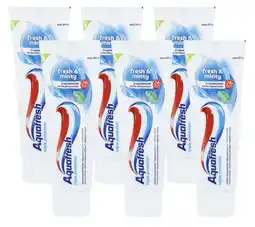 De Online Drogist Aquafresh Fresh & Minty Tandpasta Multiverpakking aanbieding