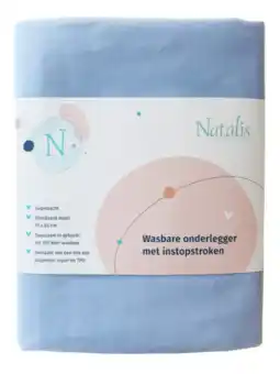 De Online Drogist Natalis Wasbare Onderlegger Met Instopstroken aanbieding