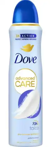 De Online Drogist Dove Advanced Care Talco Deospray aanbieding