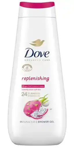 De Online Drogist Dove Replenishing Shower Gel aanbieding