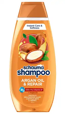 De Online Drogist Schauma Shampoo Arganolie & Repair 400ML aanbieding