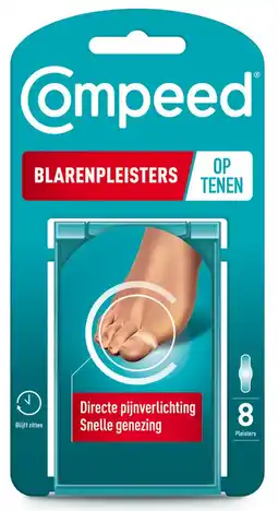 De Online Drogist Compeed Blarenpleister Tenen 8ST aanbieding