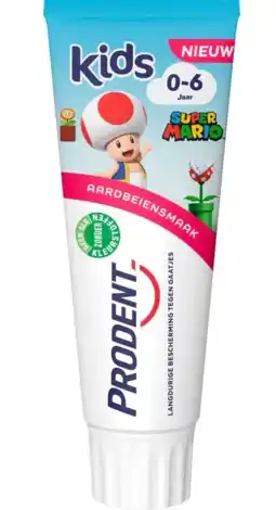 De Online Drogist Prodent Kids Tandpasta 0-6 Jaar 75ML aanbieding