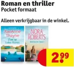 Kruidvat Roman en thriller aanbieding