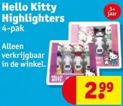 Kruidvat Hello Kitty Highlighters aanbieding