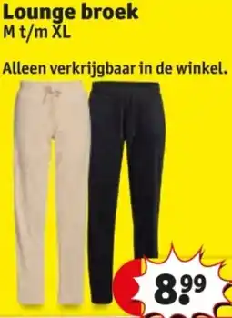 Kruidvat Lounge broek aanbieding