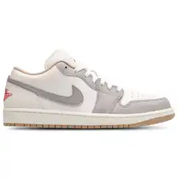 Foot Locker Jordan 1 Low Sneakers Heren - Wit - Maat 41 - Leer aanbieding