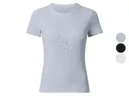 Lidl esmara Geribd dames T-shirt aanbieding