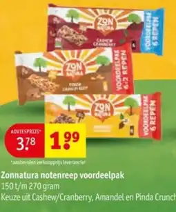 Kruidvat Zonnatura notenreep voordeelpak aanbieding
