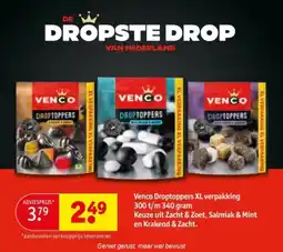 Kruidvat Venco Droptoppers XL aanbieding
