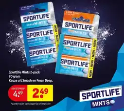 Kruidvat Sportlife Mints aanbieding