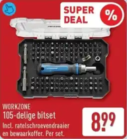 ALDI Workzone 105-delige bitset aanbieding