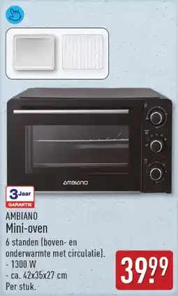 ALDI Ambiano Mini Oven aanbieding