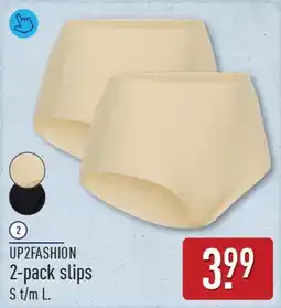 ALDI Up2fashion 2-pack slips aanbieding