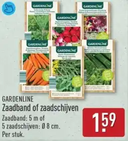 ALDI Gardenline Zaadband of zaadschijven aanbieding