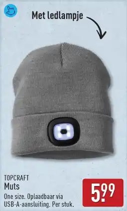 ALDI Topcraft muts aanbieding