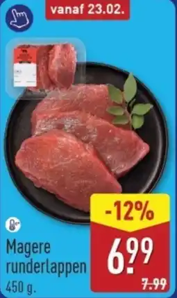ALDI Magere Runderlappen aanbieding