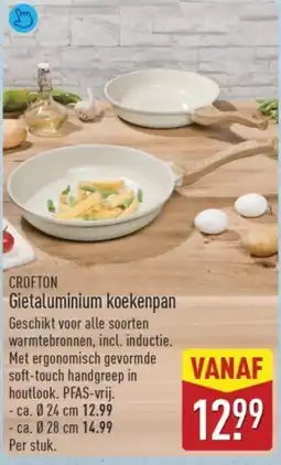 ALDI Crofton Gietaluminium koekenpan aanbieding