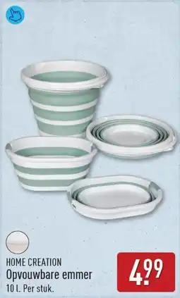 ALDI Home creation Opvouwbare emmer aanbieding