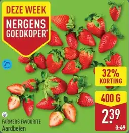 ALDI Farmers Favourite Aardbeien aanbieding