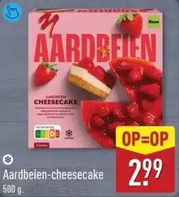 ALDI Aardbeien Cheesecake aanbieding
