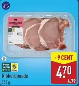 ALDI Ribkarbonade aanbieding