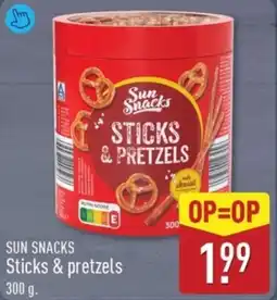 ALDI Sun Snacks Sticks & Pretzels aanbieding