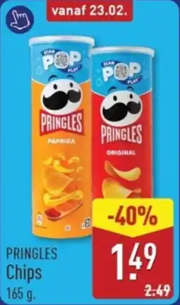 ALDI Pringles Chips aanbieding