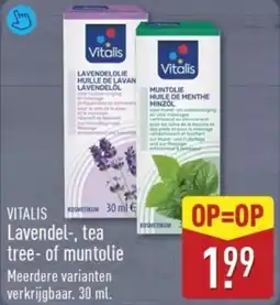 ALDI Vitalis Lavendel, Tea Tree of Muntolie aanbieding