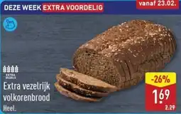 ALDI Extra vezelrijk volkorenbrood aanbieding