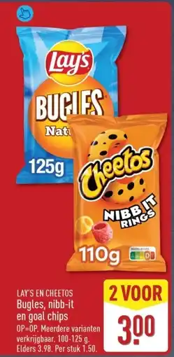 ALDI Lay's en cheetos Bugles, nibb it en goal chips aanbieding