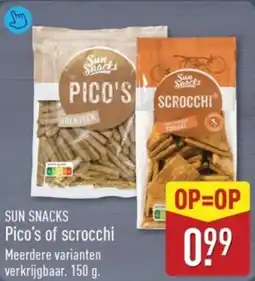 ALDI Sun Snacks Pico's of Scrocchi aanbieding