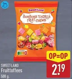 ALDI Sweet Land Fruittoffees aanbieding