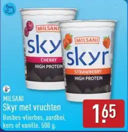 ALDI Milsani Skyr met vruchten aanbieding
